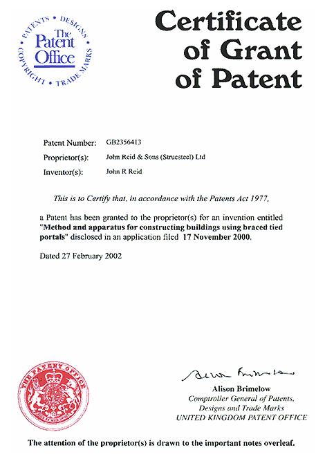 Steelware Patent